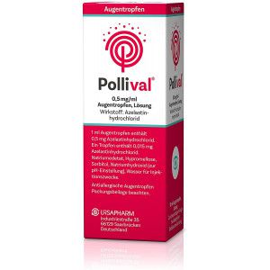 Sparset Allergie - POLLIVAL 0,5 mg/ml Augentropfen 10 ml + CETIRIZIN Vividrin 10 mg Filmtabletten 20 St.